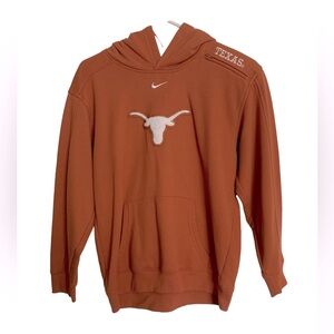 Nike, Texas Longhorns Pullover, Hoodie Kangaroo Pockets and Shoulder Pocket, M